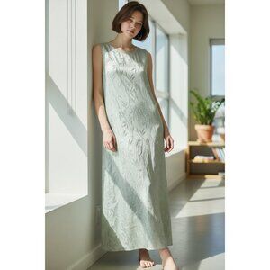 DBY Ltd. vintage Maxi Dress Green Size 15/16 Phoebe